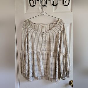 Max Studio Boho Blouse. 1X